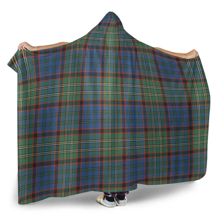 Scottish Nicolson Hunting Ancient Clan Tartan Hooded Blanket Tartan Plaid 2