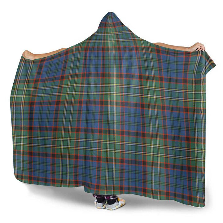 Scottish Nicolson Hunting Ancient Clan Tartan Hooded Blanket Tartan Plaid 3
