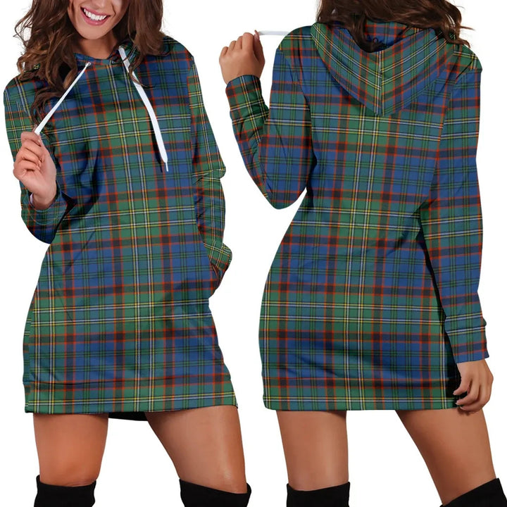 Scottish Nicolson Hunting Ancient Clan Tartan Hoodie Dress