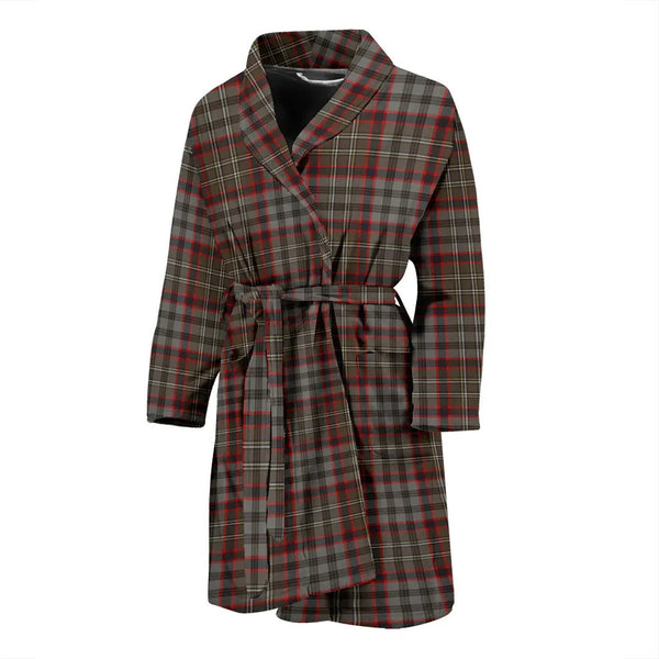 Scottish Nicolson Hunting Weathered Clan Tartan Bathrobe 2
