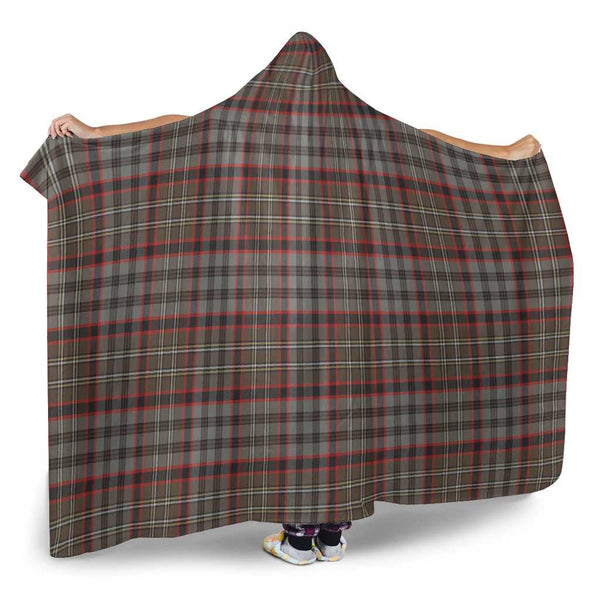 Scottish Nicolson Hunting Weathered Clan Tartan Hooded Blanket Tartan Plaid 2
