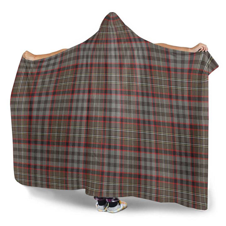 Scottish Nicolson Hunting Weathered Clan Tartan Hooded Blanket Tartan Plaid 3