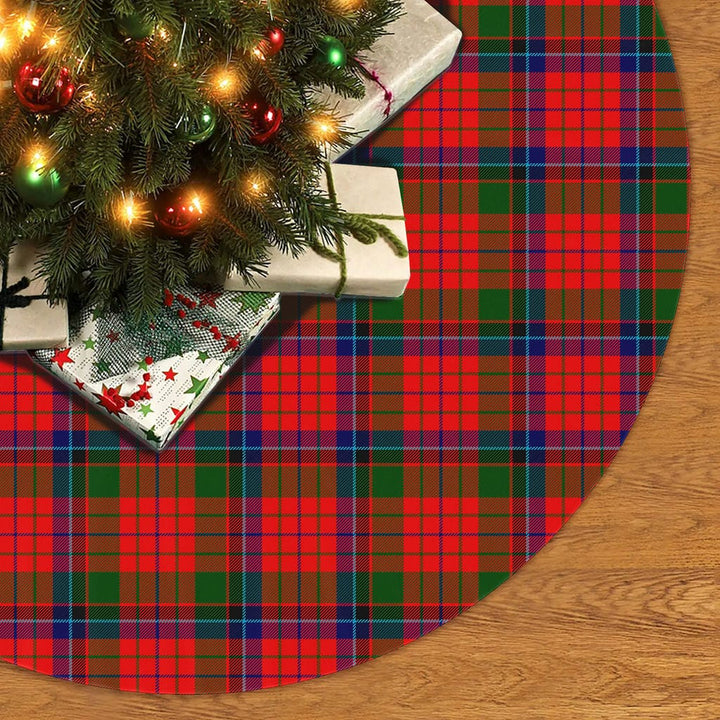 Scottish Nicolson Modern Clan Tartan Christmas Tree Skirt No Tassels 2 Tartan Plaid