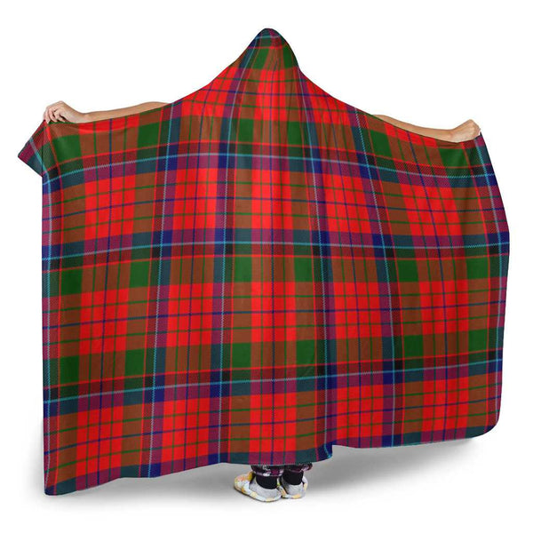 Scottish Nicolson Modern Clan Tartan Hooded Blanket Tartan Plaid 2