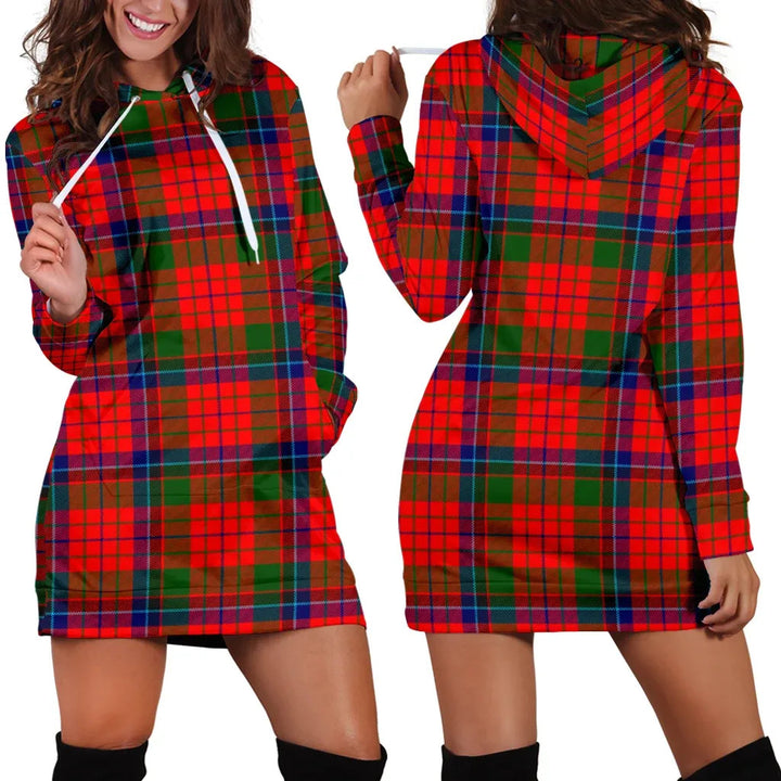 Scottish Nicolson Modern Clan Tartan Hoodie Dress