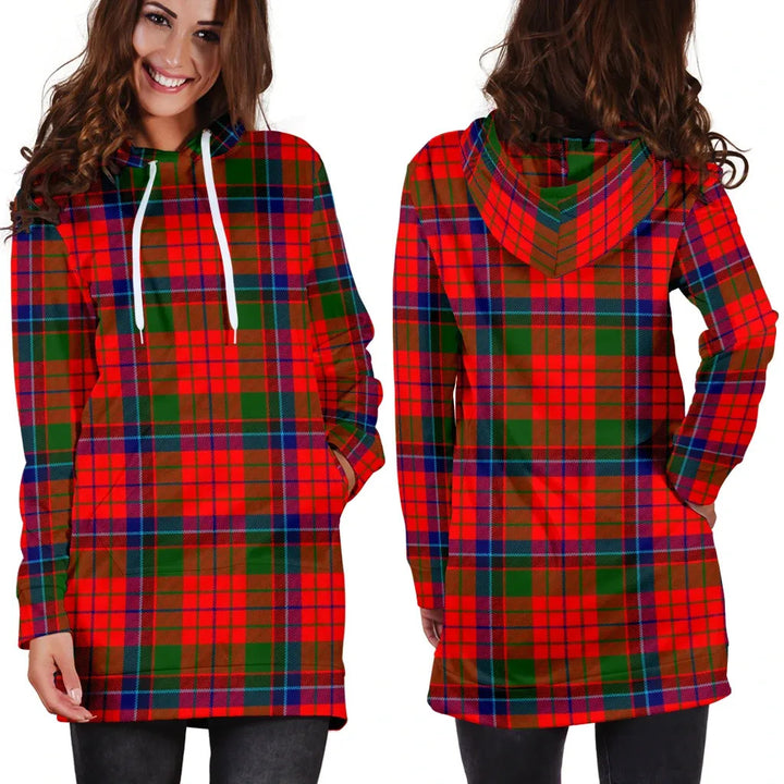 Scottish Nicolson Modern Clan Tartan Hoodie Dress