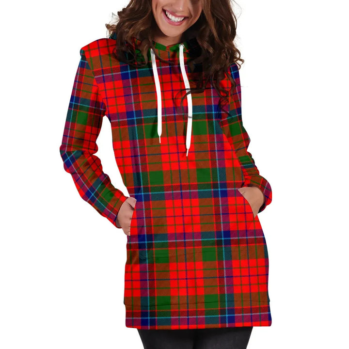 Scottish Nicolson Modern Clan Tartan Hoodie Dress