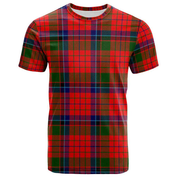 Scottish Nicolson Modern Clan Tartan T-Shirt Front Side Tartan Plaid