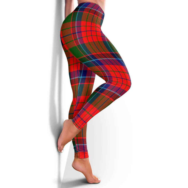 Scottish Nicolson Modern Clan Tartan Women Leggings Tartan Plaid 4