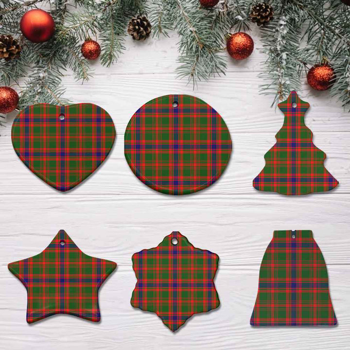 Scottish Nithsdale District Clan Tartan Ceramic Ornament All Tartan Plaid