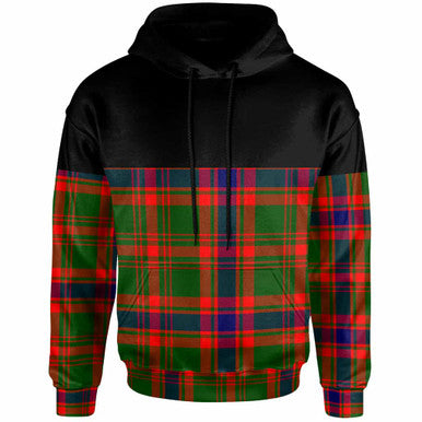 Scottish Nithsdale District Clan Tartan Hoodie - Horizontal Style Front Side Tartan Plaid