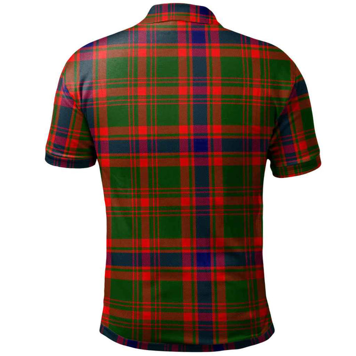 Scottish Nithsdale District Clan Tartan Polo Shirt Back Side Tartan Plaid