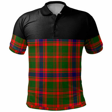 Scottish Nithsdale District Clan Tartan Polo Shirt - Horizontal Style Front Side Tartan Plaid