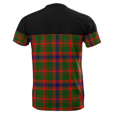 Scottish Nithsdale District Clan Tartan T-Shirt Horizontal Style Back Side Tartan Plaid