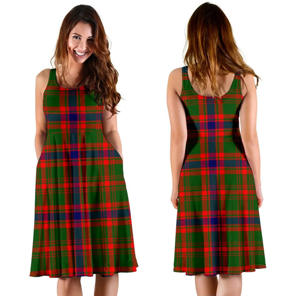 Scottish Nithsdale District Clan Tartan Women Midi Dress