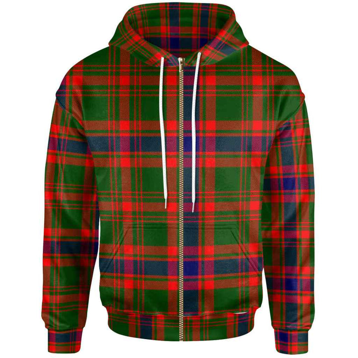 Scottish Nithsdale District Clan Tartan Hoodie Zip Tartan Plaid