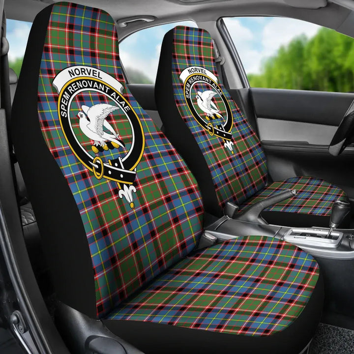 Scottish Norvel Clan Crest Tartan Car Seat Covers 2