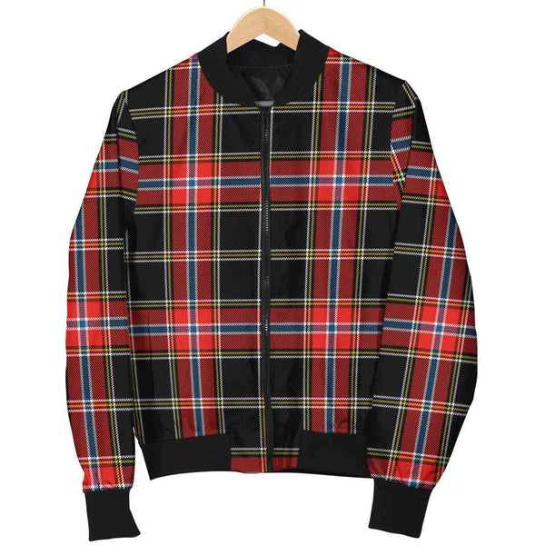 Scottish Norwegian Night Clan Tartan Bomber Jacket Tartan Plaid 1