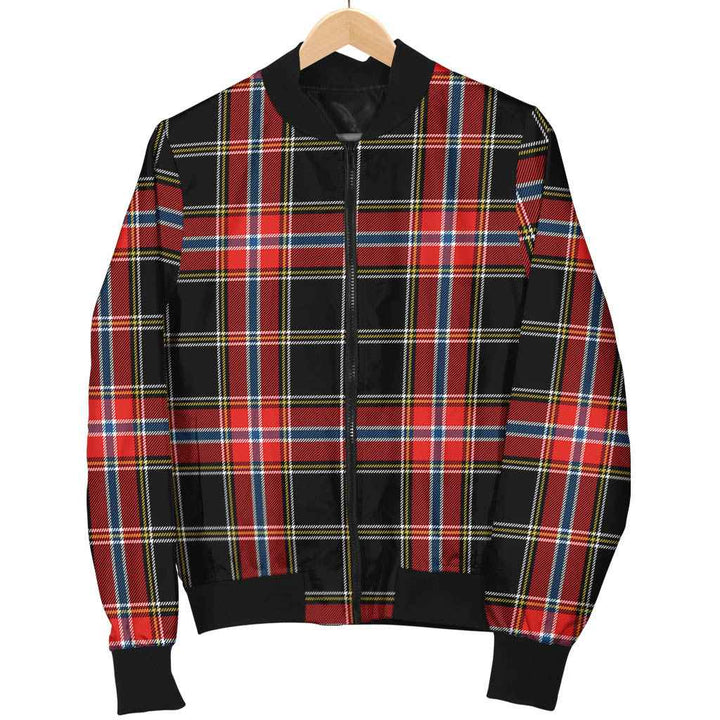 Scottish Norwegian Night Clan Tartan Bomber Jacket Tartan Plaid 1