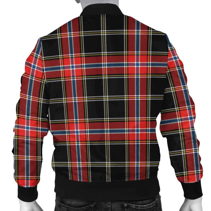 Scottish Norwegian Night Clan Tartan Bomber Jacket Tartan Plaid 3