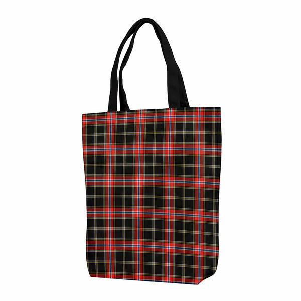Scottish Norwegian Night Clan Tartan Canvas Bag With Shoulder Strap Tartan Plaid 1