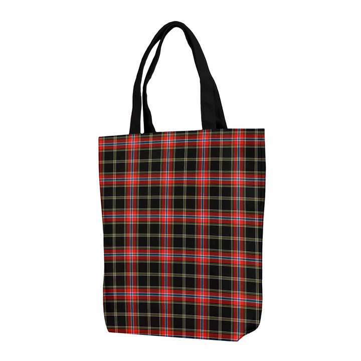Scottish Norwegian Night Clan Tartan Canvas Bag With Shoulder Strap Tartan Plaid 1