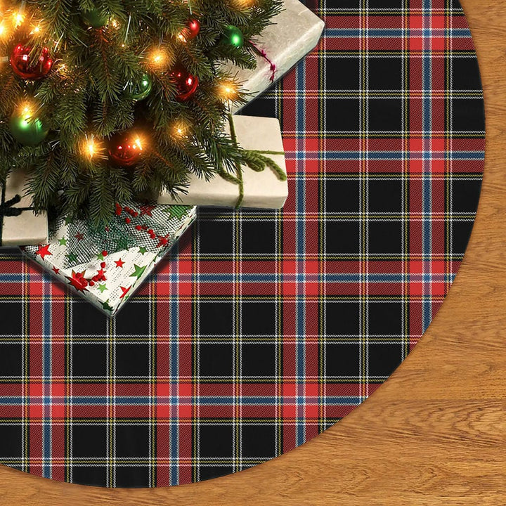 Scottish Norwegian Night Clan Tartan Christmas Tree Skirt No Tassels 2 Tartan Plaid