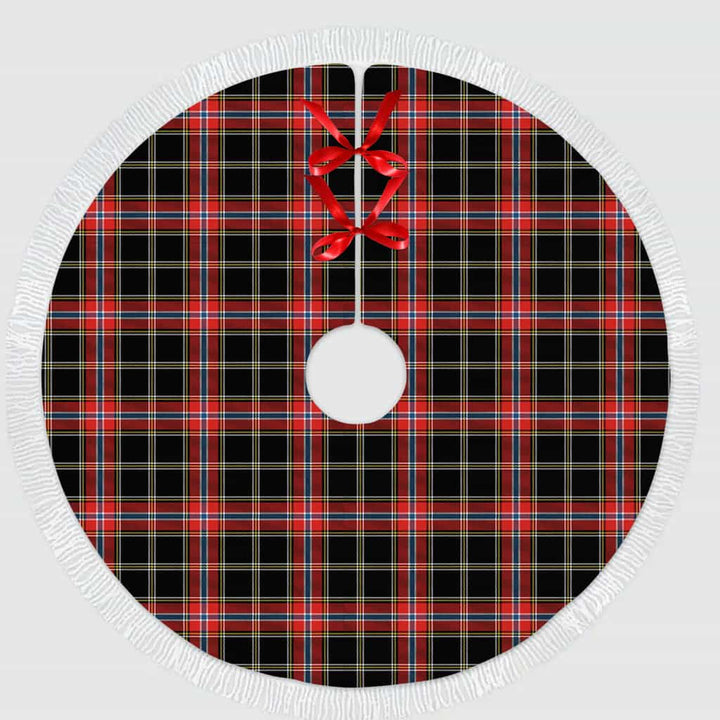 Scottish Norwegian Night Clan Tartan Christmas Tree Skirt Tassels 1 Tartan Plaid