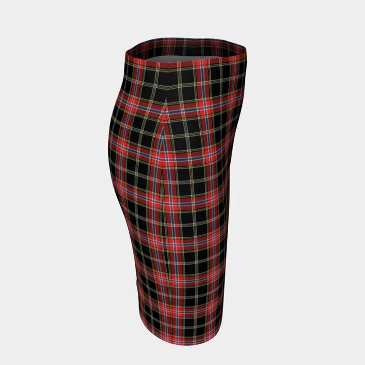 Scottish Norwegian Night Clan Tartan Fitted Skirt Tartan Plaid 3