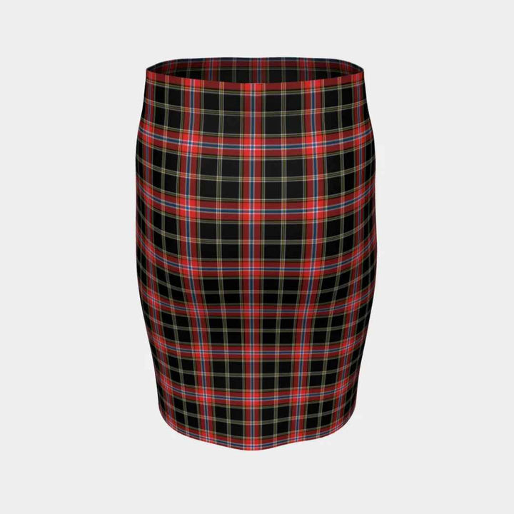 Scottish Norwegian Night Clan Tartan Fitted Skirt Tartan Plaid 4
