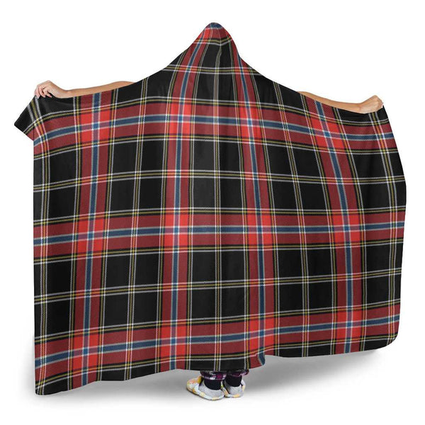 Scottish Norwegian Night Clan Tartan Hooded Blanket Tartan Plaid 2