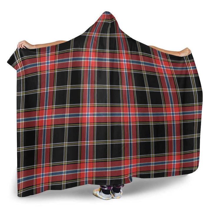Scottish Norwegian Night Clan Tartan Hooded Blanket Tartan Plaid 2