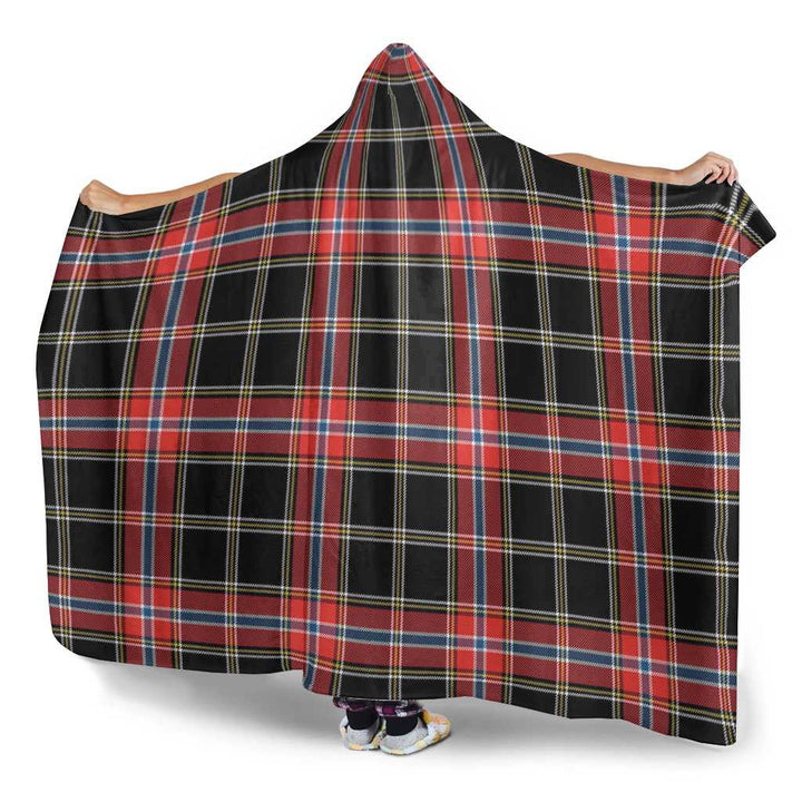 Scottish Norwegian Night Clan Tartan Hooded Blanket Tartan Plaid 3