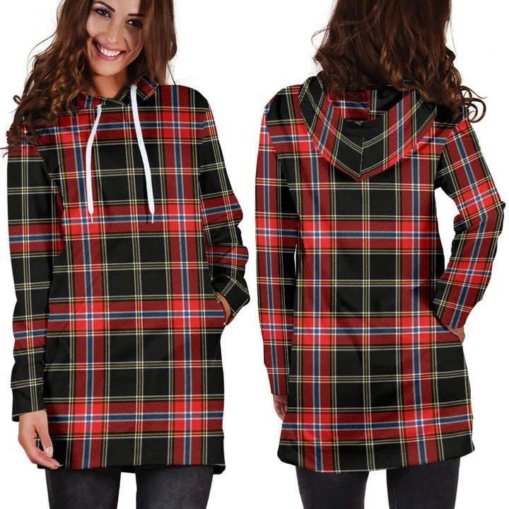 Scottish Norwegian Night Clan Tartan Hoodie Dress