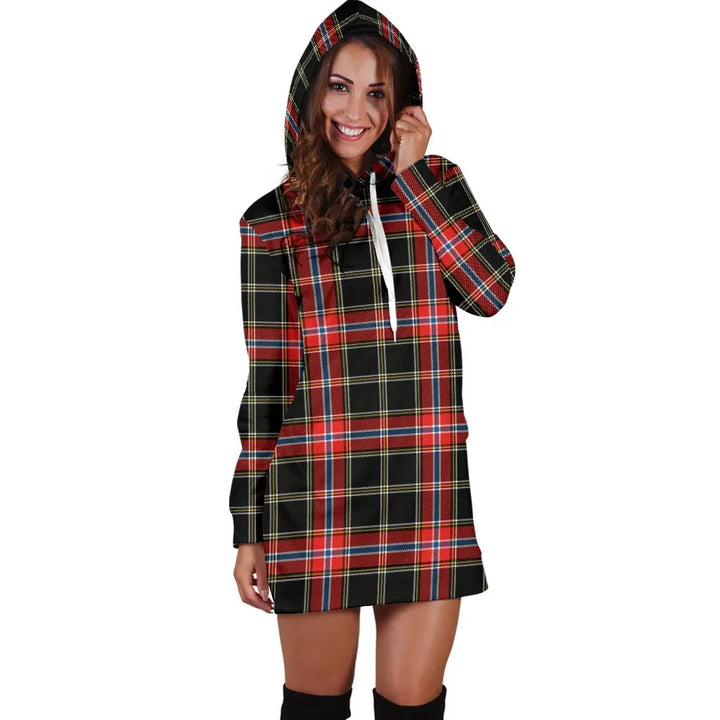 Scottish Norwegian Night Clan Tartan Hoodie Dress