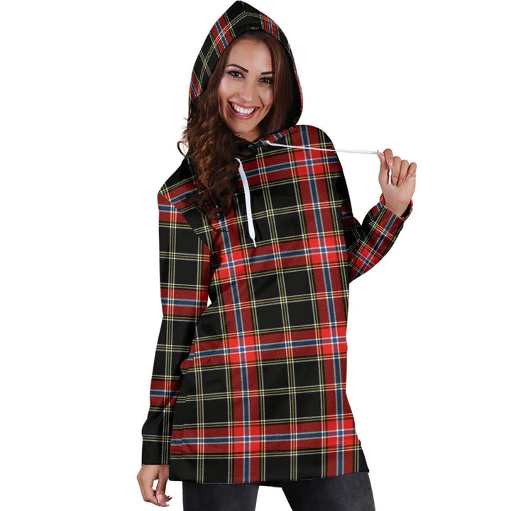 Scottish Norwegian Night Clan Tartan Hoodie Dress
