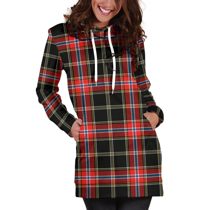 Scottish Norwegian Night Clan Tartan Hoodie Dress