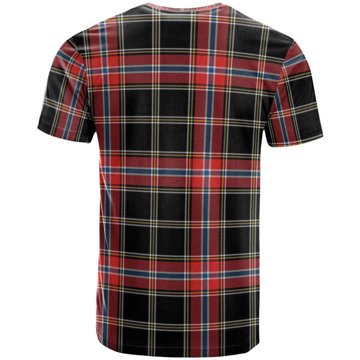 Scottish Norwegian Night Clan Tartan T-Shirt Back Side Tartan Plaid