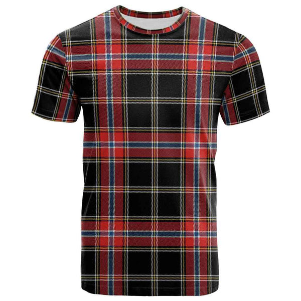 Scottish Norwegian Night Clan Tartan T-Shirt Front Side Tartan Plaid