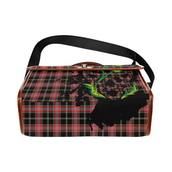 Scottish Norwegian Night Clan Tartan Waterproof Canvas Bag With Thistle Tartan Plaid 5