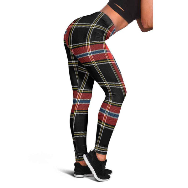 Scottish Norwegian Night Clan Tartan Women Leggings Tartan Plaid 1