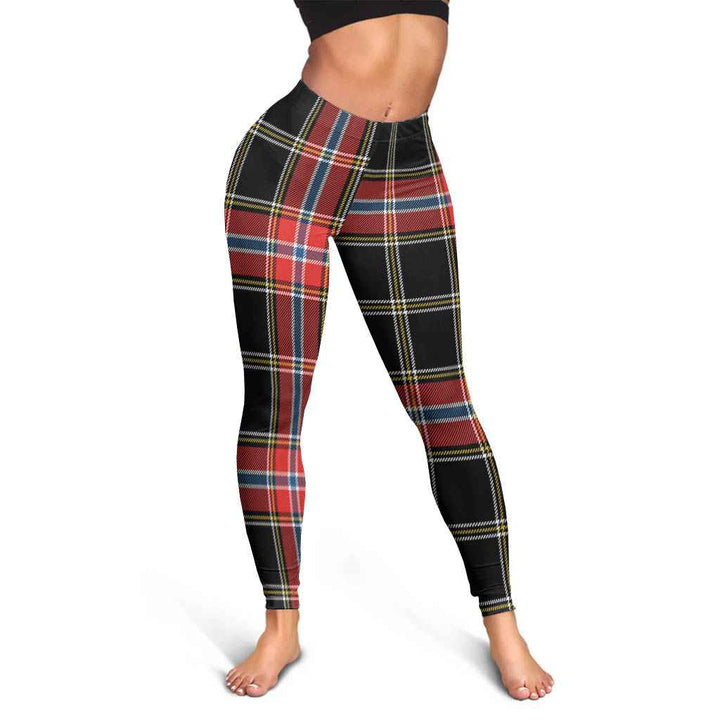 Scottish Norwegian Night Clan Tartan Women Leggings Tartan Plaid 3