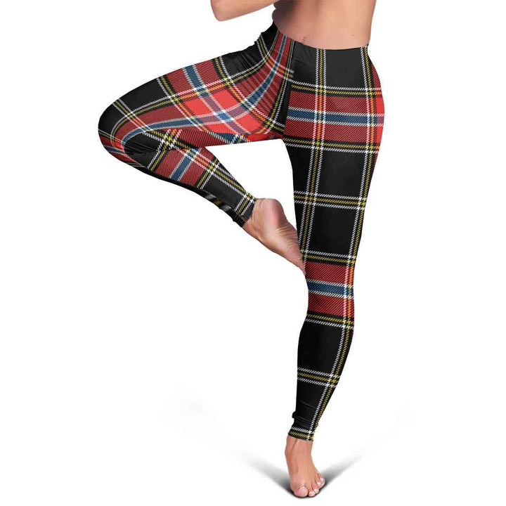 Scottish Norwegian Night Clan Tartan Women Leggings Tartan Plaid 5