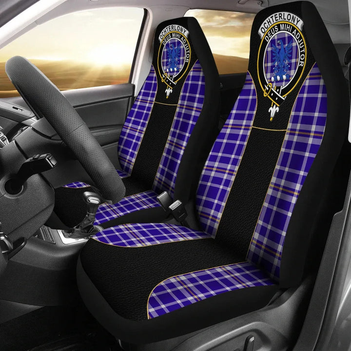 Scottish Ochterlony Clan Crest Tartan Car Seat Covers - Special Style 1