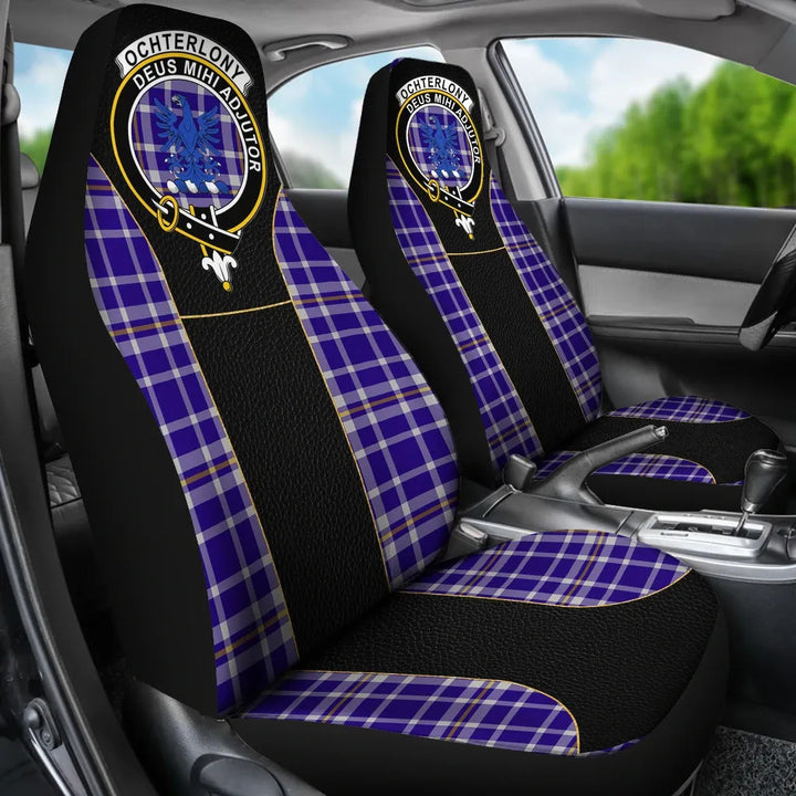 Scottish Ochterlony Clan Crest Tartan Car Seat Covers - Special Style 3
