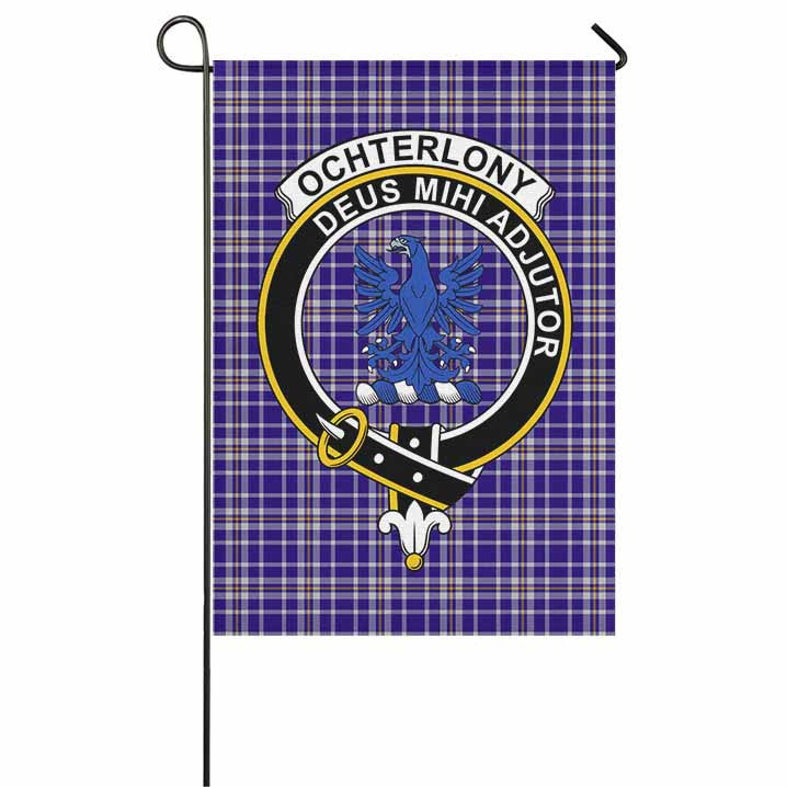 Scottish Ochterlony Clan Crest Tartan Garden Flag Tartan Plaid 1