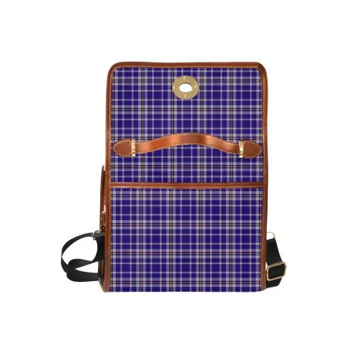 Scottish Ochterlony Clan Crest Tartan Waterproof Canvas Bag Tartan Plaid 6