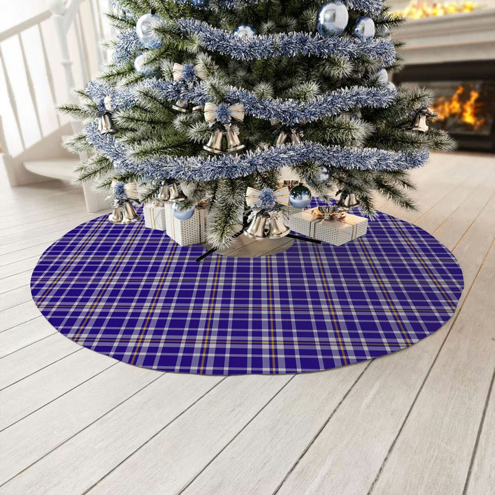 Scottish Ochterlony Clan Tartan Christmas Tree Skirt No Tassels 3 Tartan Plaid