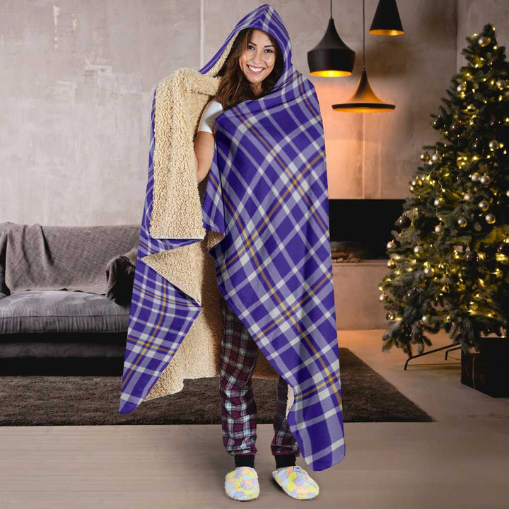 Scottish Ochterlony Clan Tartan Hooded Blanket Tartan Plaid 6
