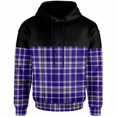Scottish Ochterlony Clan Tartan Hoodie - Horizontal Style Front Side Tartan Plaid